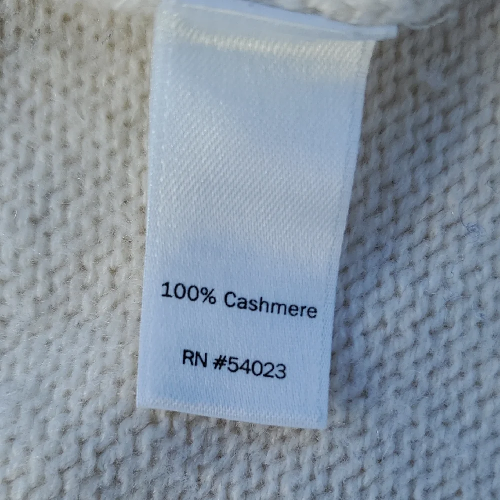 Derek Lam IOC Athleta Cashmere Black and Blue Striped Crewneck Sweater Small